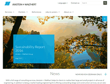 Tablet Screenshot of amstein-walthert.ch